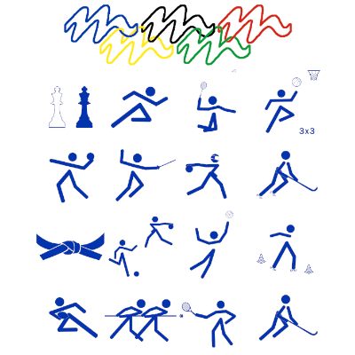 Juegos Majadalímpicos_Logo + iconos