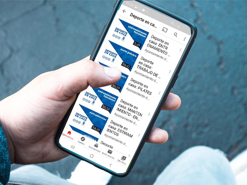 Imagen El canal de YouTube del Ayuntamiento ofrece clases deportivas de diversas disciplinas
