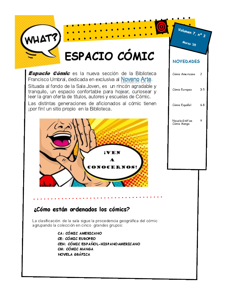 Imagen Novedades Cómic Marzo 2025