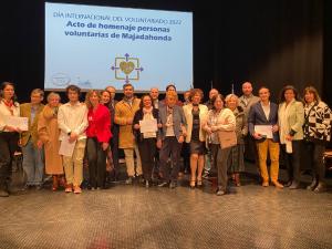 Imagen El Ayuntamiento reconoce la labor de más de 1.000 voluntarios de Majadahonda