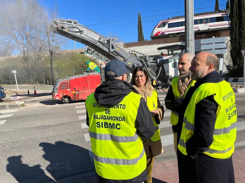 Imagen Comienzan las obras de asfaltado en una operación histórica para Majadahonda