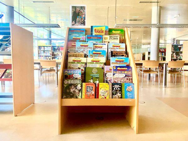 Imagen Francisco Ibáñez, “padre” de Mortadelo y Filemón, protagonista de una muestra en la Biblioteca Municipal