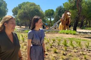 Imagen Majadahonda renueva el parque “Cerro del Aire” con grandes estructuras infantiles en forma de león, gorrión y búho