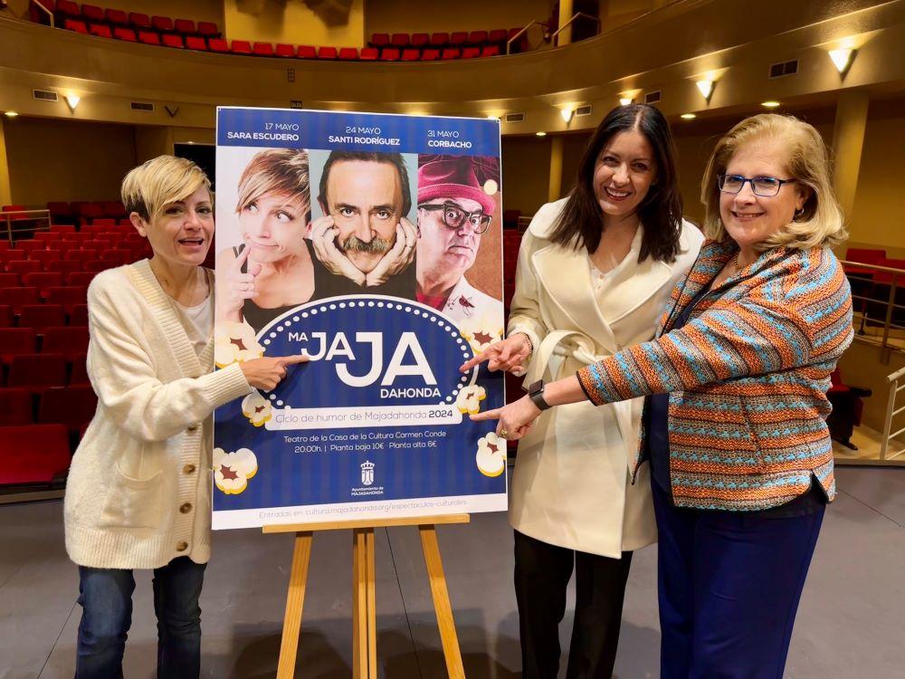 Imagen El Ayuntamiento presenta “MaJAJAdahonda”: un ciclo de humor con Corbacho, Santi Rodríguez y Sara Escudero