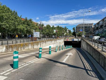 Imagen El túnel bajo la Gran Vía quedará cortado desde el lunes por obras de mantenimiento