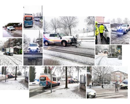 Imagen Majadahonda recupera la normalidad tras la nevada que ha obligado a activar un operativo especial con más de 160 agentes locales, sanitarios y operarios municipales