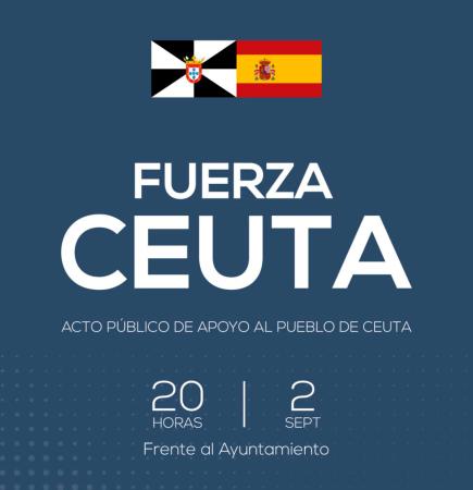Imagen Acto público en ayuda del Pueblo de Ceuta