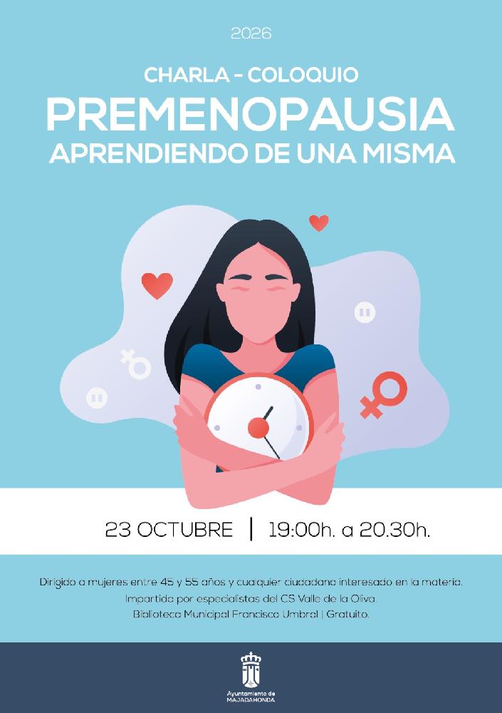 Imagen Majadahonda celebra una charla-coloquio sobre la premenopausia, sus efectos en la salud de las mujeres y las herramientas para afrontarla