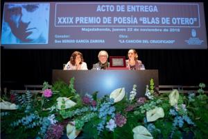 Imagen La obra “La Canción del Crucificado”, de Sergio García, gana el Premio de Poesía Blas de Otero de Majadahonda