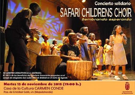 Imagen La magia y la alegría de los niños del Coro Safari llega a Majadahonda con un concierto solidario
